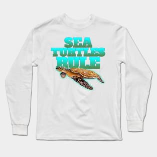 Sea turtle t-shirt designs Long Sleeve T-Shirt